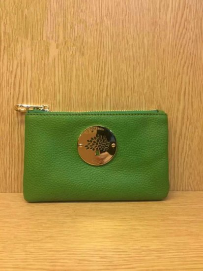 2014 Mulberry Daria Pouch in Green Soft Leather - Click Image to Close