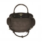 Mulberry Bayswater Tote Chocolate Natural Leather With Brass