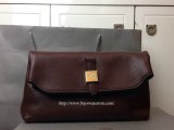 2014 F/W Mulberry Tessie Clutch Bag in Oxblood Soft Grain Leather