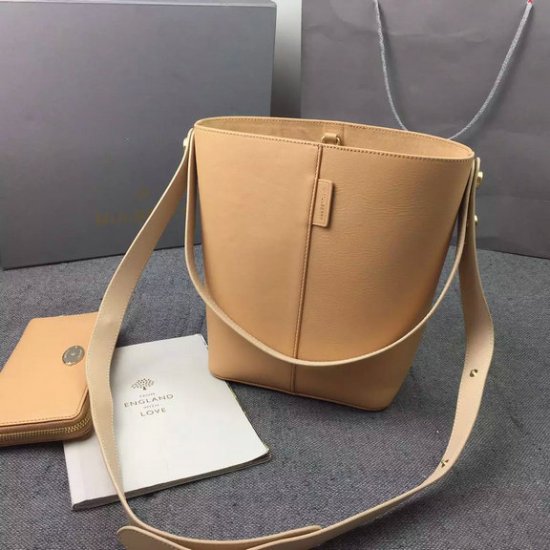 2016 Latest Mulberry Small Kite Tote in Nude & Buttercream Flat Calf Leather - Click Image to Close