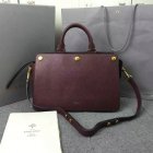 2016 Fall/Winter Mulberry Chester Tote Bag Burgundy Textured Goat Leather