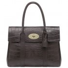 Mulberry Bayswater Printed Leather Chocolate