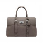 Mulberry Oversized Bayswater Grey Soft Grain