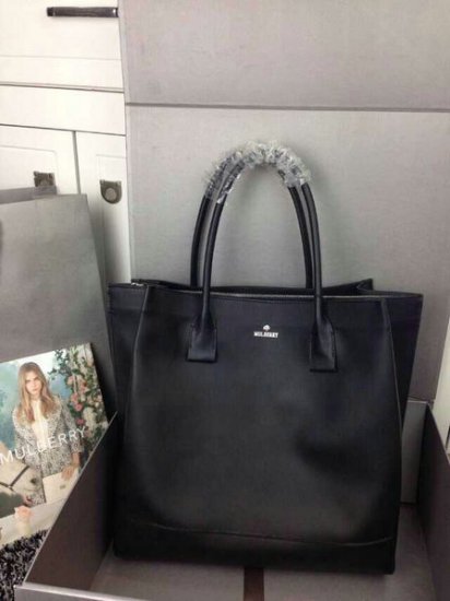 2015 Hottest Mulberry Arundel Tote Bag in Black Calf Nappa Leather - Click Image to Close