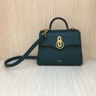 2018 S/S Mulberry Mini Seaton Bag in Green Small Classic Grain Leather