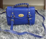 2015 Mulberry Small Alexa Satchel Bag Blue Leather