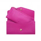 Mulberry Dome Rivet Continental Wallet Mulberry Pink Glossy Goat