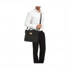 Mulberry Bayswater Briefcase Black Grainy Print Leather