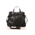 Mulberry Lizzie Tote Bag Natural Leather Black