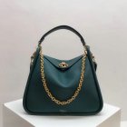 2018 Mulberry Leighton Bag in Deep Sea Small Classic Grain Leather