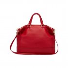 Mulberry Effie Tote Bright Red Spongy Pebbled