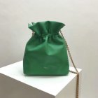 2018 Mulberry Lynton Mini Bucket Bag in Green Leather
