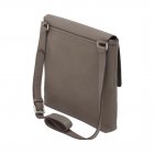 Mulberry Reporter With Flap Grey Soft Grain