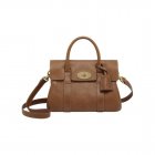 Mulberry Small Bayswater Satchel Oak Natural Leather With Brass