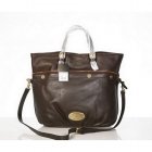 Mulberry Mitzy Tote Pebbled Leather Chocolate Bag 7333