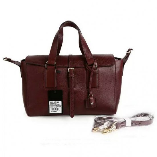 2015 Autumn/Winter Mulberry Small Roxette Satchel Oxblood Calfskin Leather - Click Image to Close