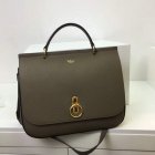 2017 Cheap Mulberry Large Amberley Satchel Clay Grain Leather