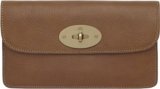 Mulberry Long Locked Natural Leather Purse