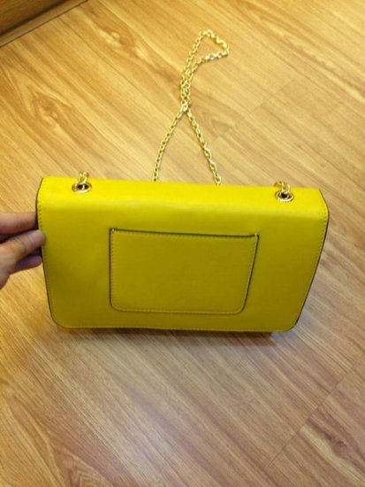 Mulberry Bayswater Clutch Wallet in Yellow Leather - Click Image to Close