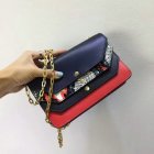 2017 Cheap Mulberry Multiflap Clutch Multicolour Snakeskin with Midnight & Fiery Red Smooth Calf