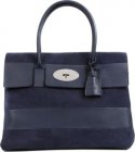 Mulberry Bayswater Nubuck & Suede Stripe Tote