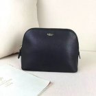 2016 Latest Mulberry Cosmetic Pouch Black Small Classic Grain