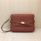 2020 Mulberry Belted Bayswater Satchel Rust Silky Calf Leather