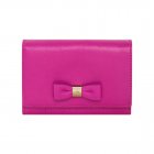 Mulberry Bow French Purse Mulberry Pink Glossy Goat