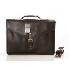 Mulberry Lucian Briefcase Chocolate Natural Leather