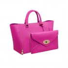 Mulberry Willow Tote Mulberry Pink Silky Classic Calf With Soft Gold