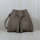 2019 Mulberry Small Millie Tote Solid Grey Heavy Grain Leather
