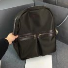 Cheap Mulberry Henry Nylon Backpack Chocolate with leather detailing