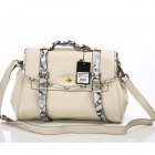Mulberry Alexa Bag With Snake Strap Nude