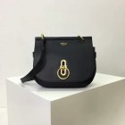 2017 Cheap Mulberry Small Amberley Satchel Black Leather