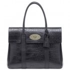 Mulberry Bayswater Printed Leather Black