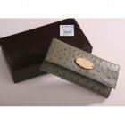 Mulberry Continental Ostrich Leather Wallet 8541-342 Neutrals