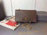 2015 Cheap Mulberry Bow Clutch Wallet Taupe Goat Leather