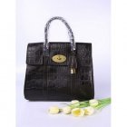 Mulberry Bayswater Crocodile Leather 6833_393 Dark Coffee Handbag