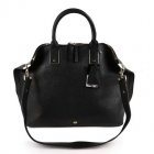 2015 Mulberry Large Alice Zipped Bag in Black Small Grain Leather