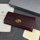 2016 Latest Mulberry Continental Wallet Oxblood Deep Embossed Croc Print