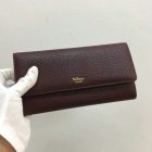 2017 Mulberry Continental Wallet in Oxblood Small Classic Grain