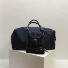 2018 Mulberry Heritage Weekender Midnight Nylon & Smooth Calf Leather