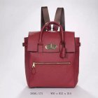 2014 A/W Mulberry Large Cara Delevingne Bag Oxblood Natural Leather
