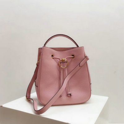 2019 Mulberry Hampstead Bucket Bag Pink Grain Leather [SS201908]