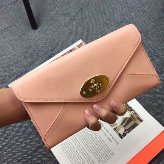 2015 Mulberry Envelope Leather Wallet 312259 in Pink - Click Image to Close