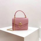 2018 Mulberry Small Harlow Bag Pink Classic Grain Leather