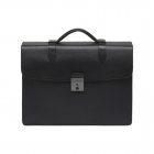 Mulberry Double Briefcase Black Classic Printed Calf