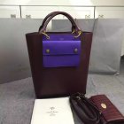 2016 Fall/Winter Mulberry Maple Tote Bag Burgundy Printed Goat