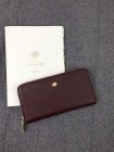 2015 New color Mulberry Tree Zip Around Wallet Oxblood Grainy Leather