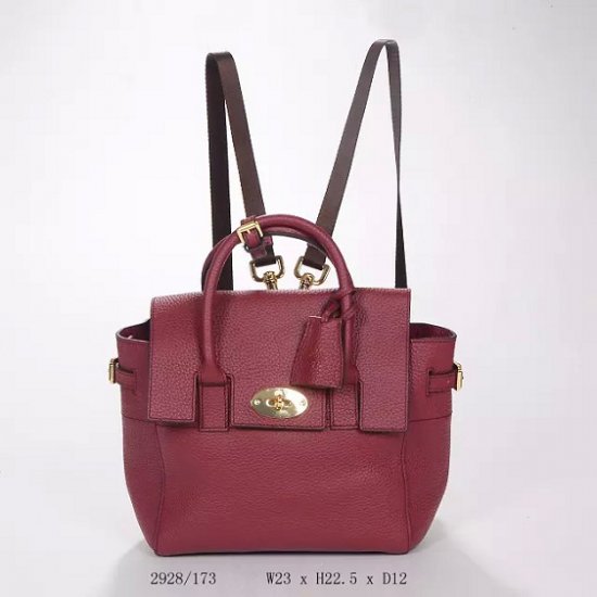 2014 A/W Mulberry Mini Cara Delevingne Bag Oxblood Natural Leather - Click Image to Close